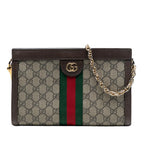 Gucci Small GG Supreme Web Ophidia Chain Crossbody