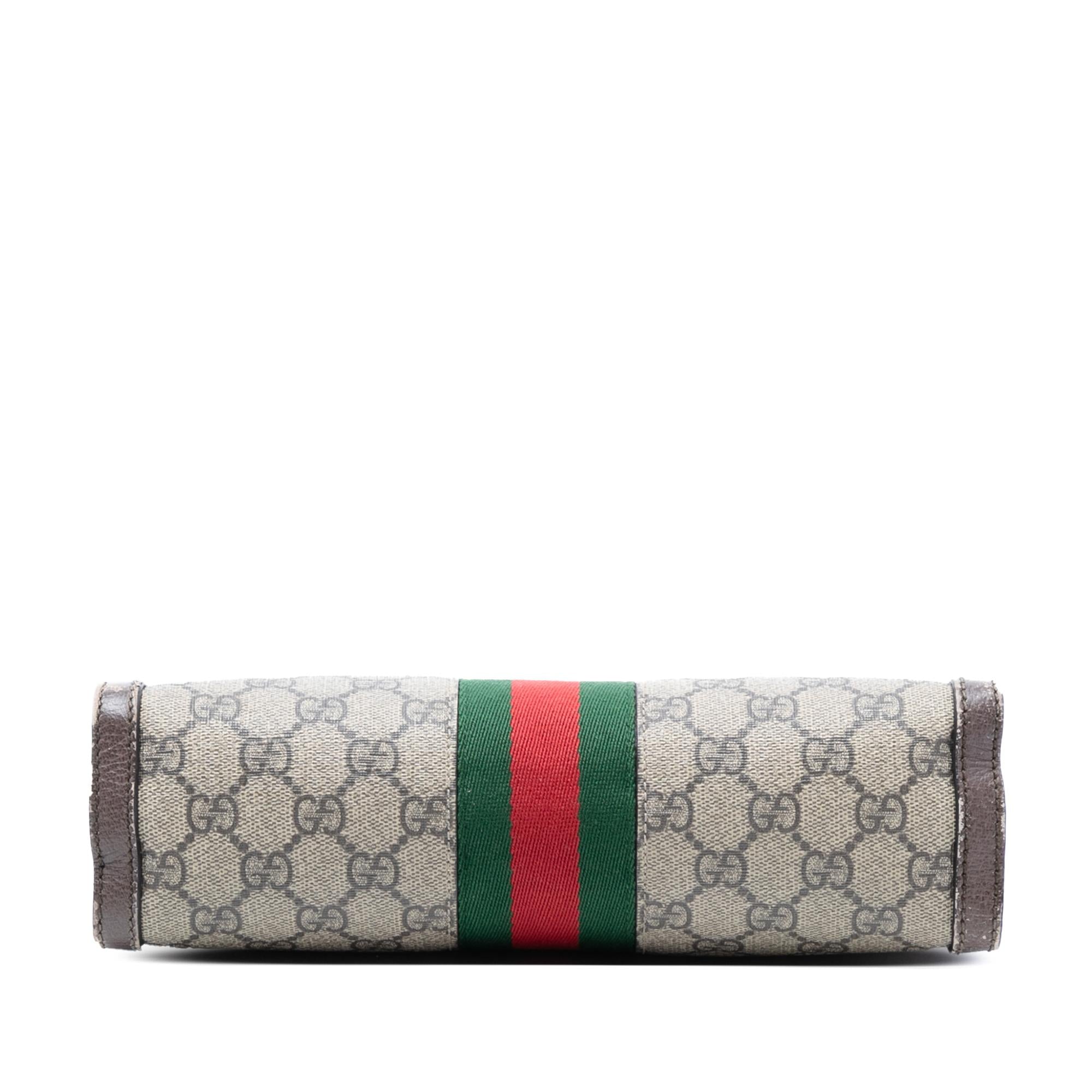 Gucci Small GG Supreme Web Ophidia Chain Crossbody
