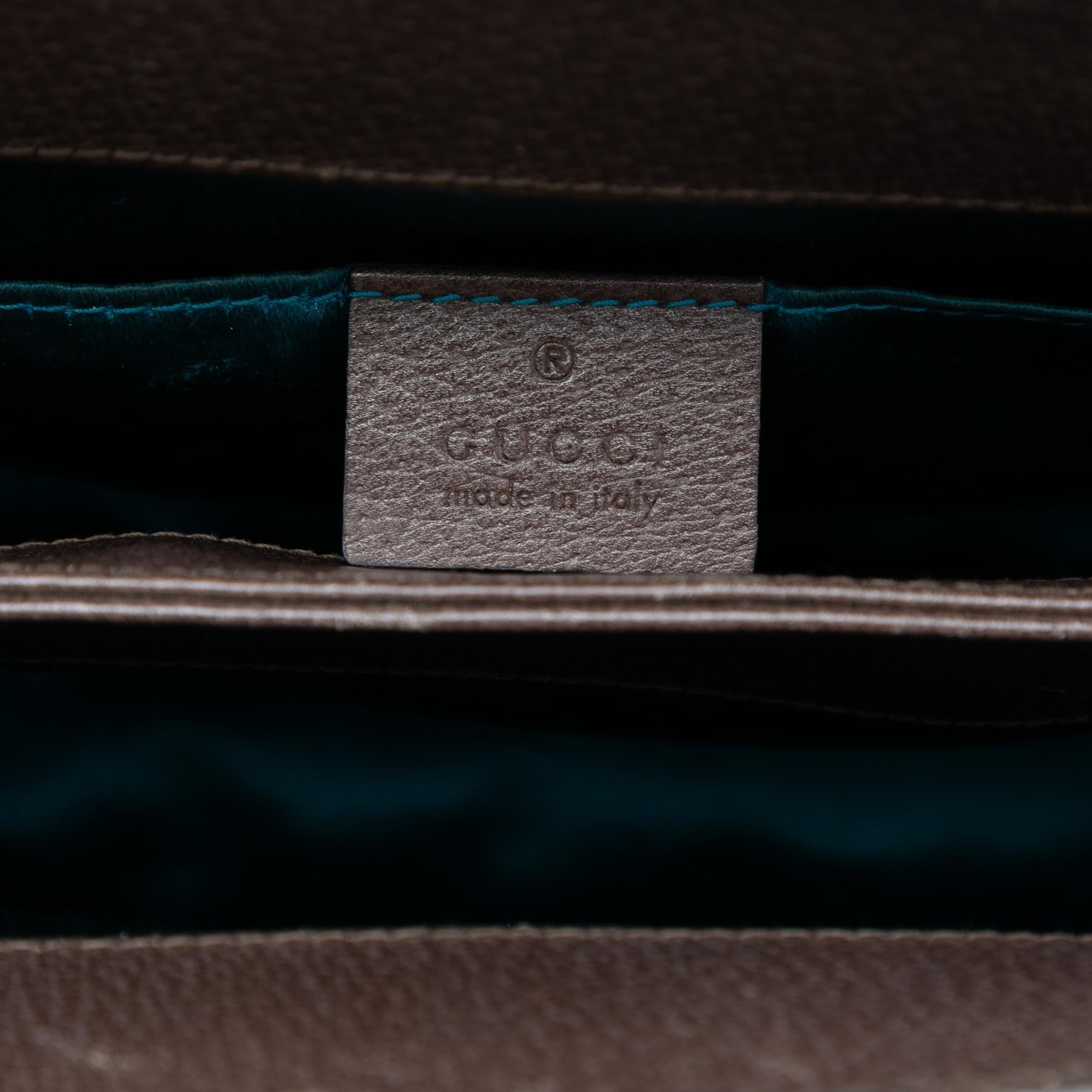 Gucci Small GG Supreme Web Ophidia Chain Crossbody