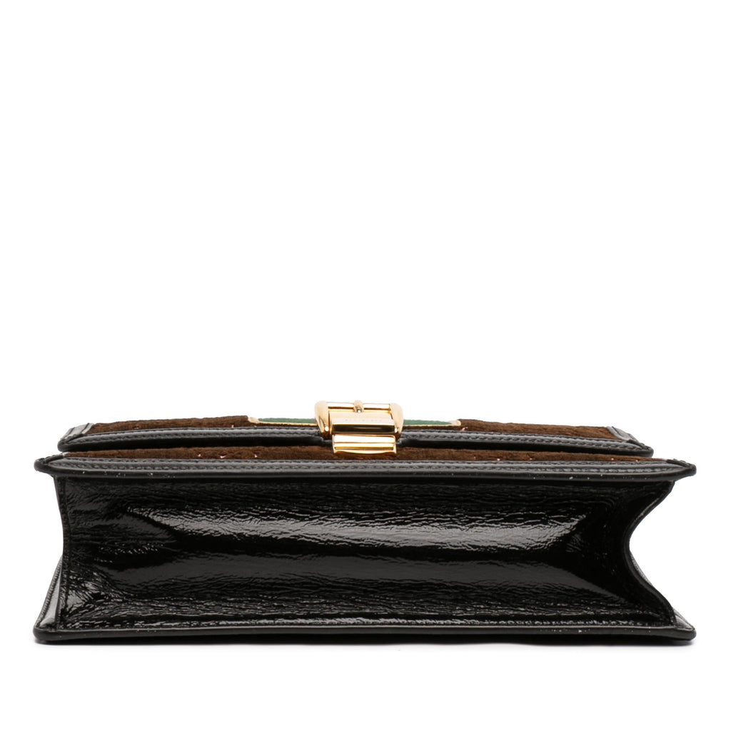 Gucci Small GG Velvet Sylvie Crossbody