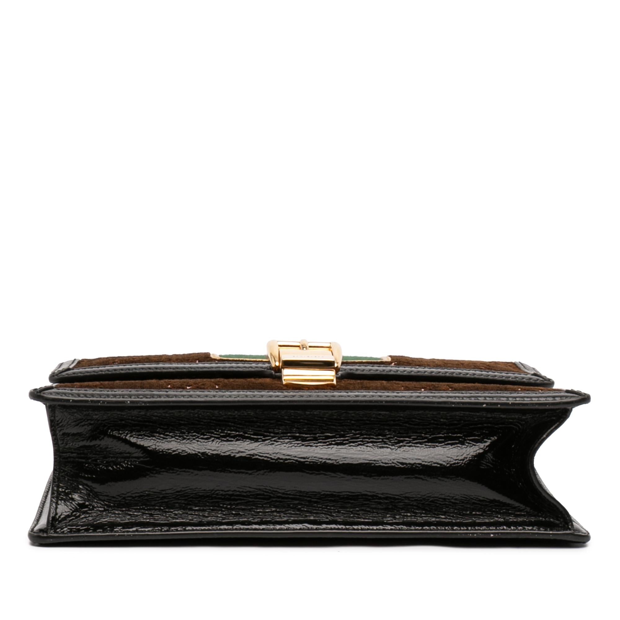 Gucci Small GG Velvet Sylvie Crossbody