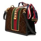 Gucci Small GG Velvet Sylvie Crossbody