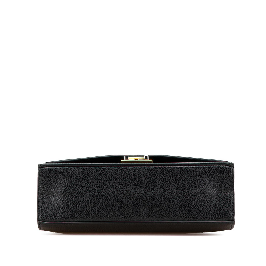 Gucci Small Grainy Calfskin Zumi Flap Crossbody