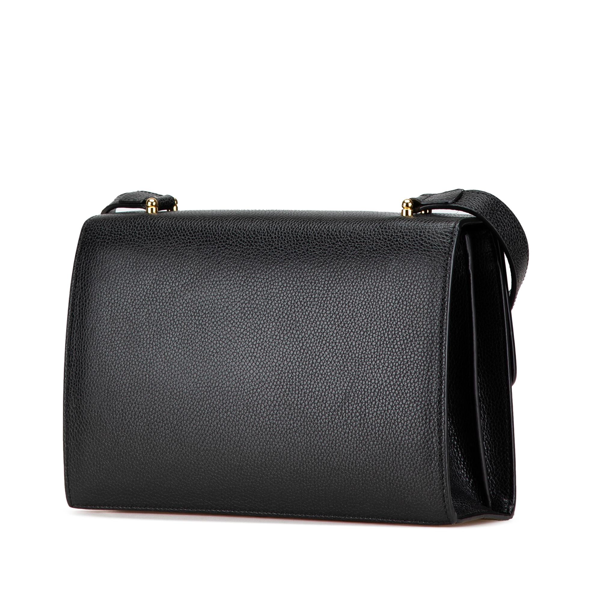 Gucci Small Grainy Calfskin Zumi Flap Crossbody