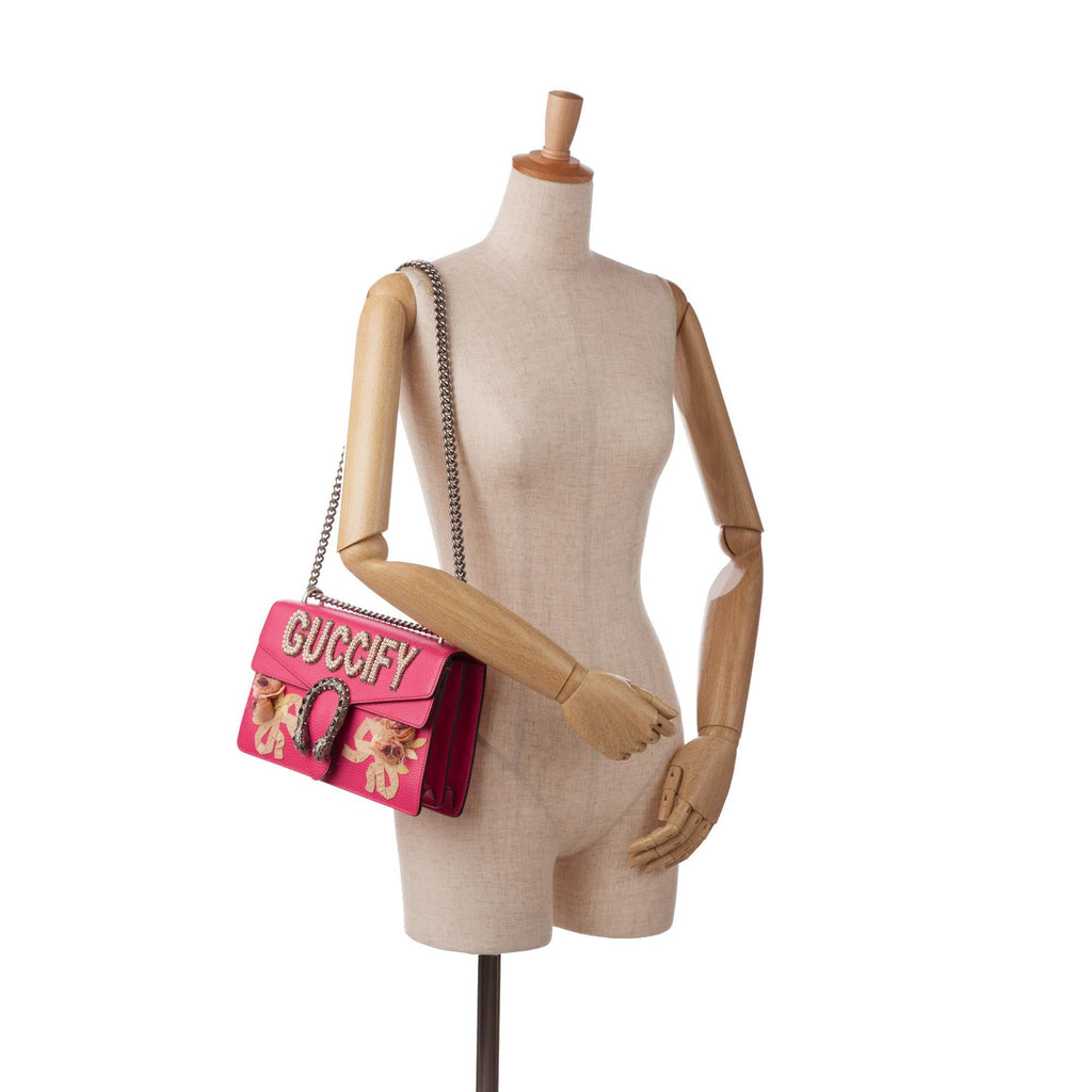Gucci Small Guccify Dionysus Shoulder Bag (SHG-cGt27j)