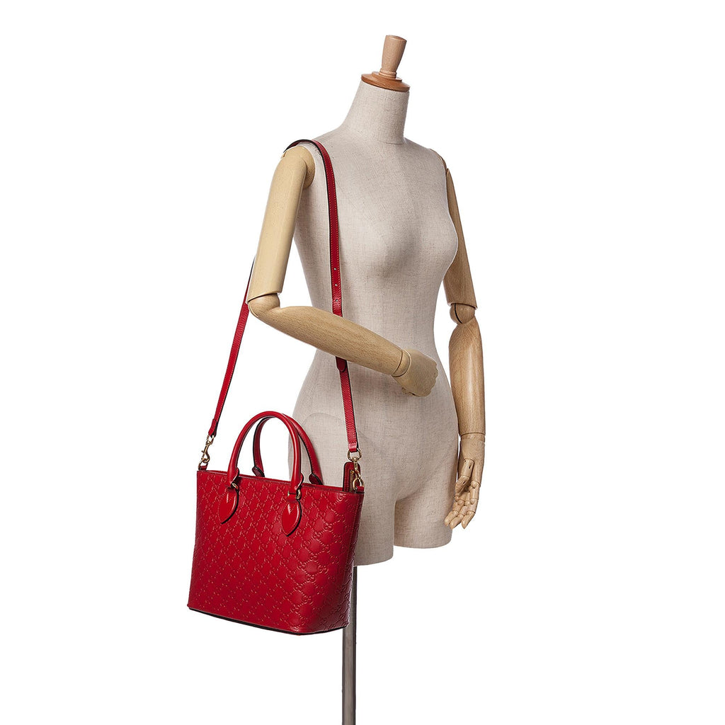 Gucci Small Guccissima Convertible Tote