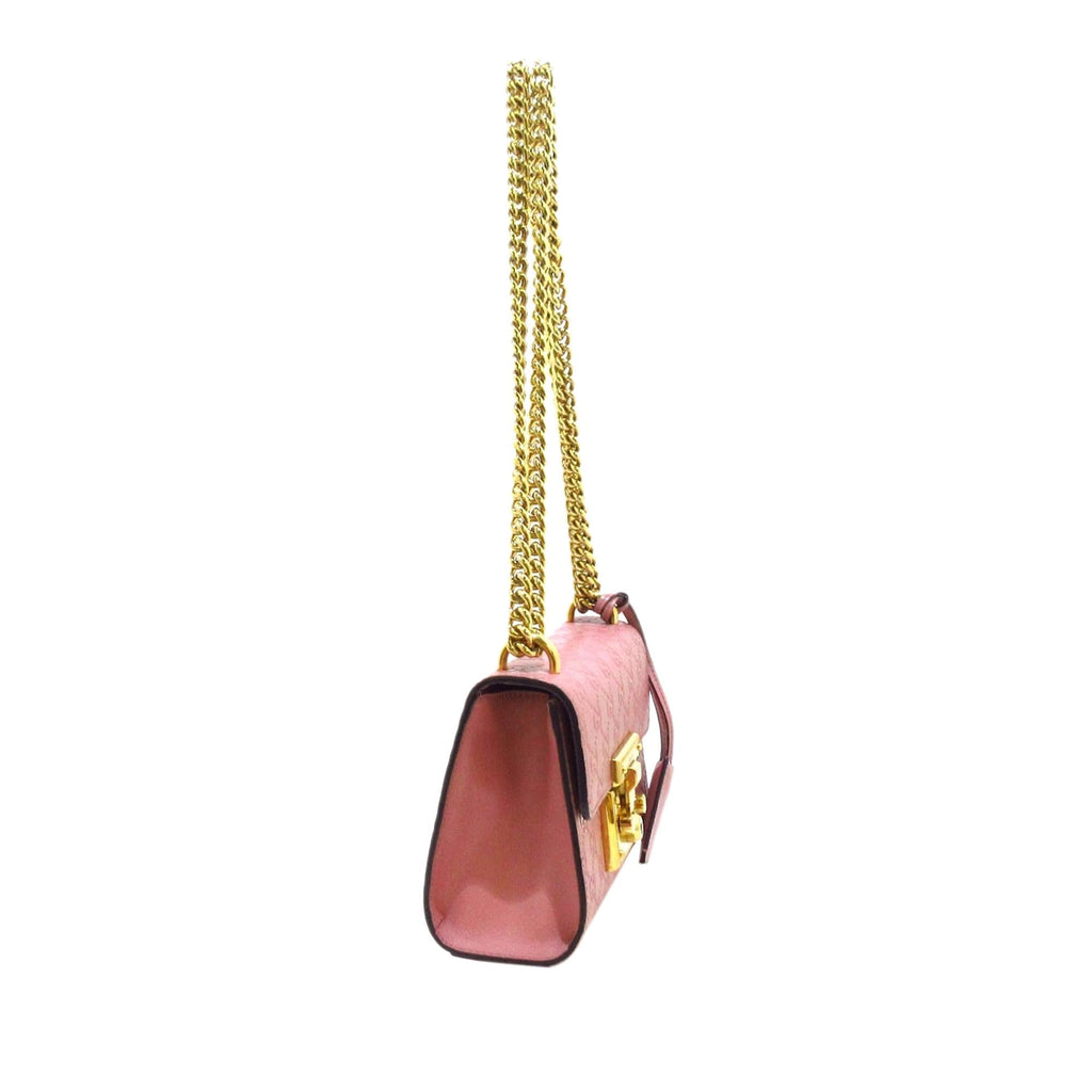 Gucci Small Guccissima Padlock Crossbody Bag (SHG-RKOEvJ)