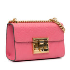 Gucci Small Guccissima Padlock Crossbody Bag (SHG-1P2MX2)