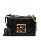 Gucci Small Guccissima Padlock Crossbody