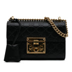 Gucci Small Guccissima Padlock Crossbody