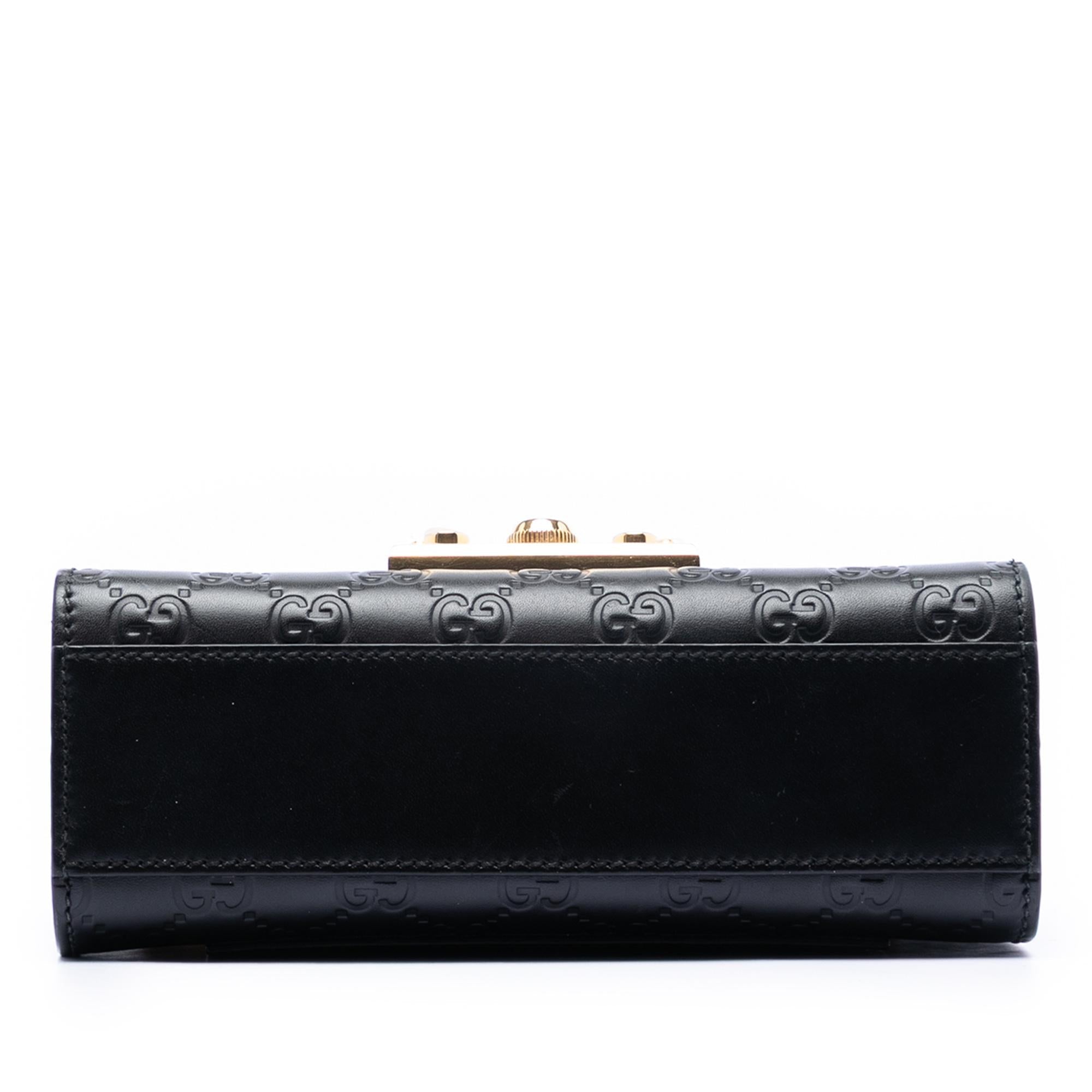Gucci Small Guccissima Padlock Crossbody