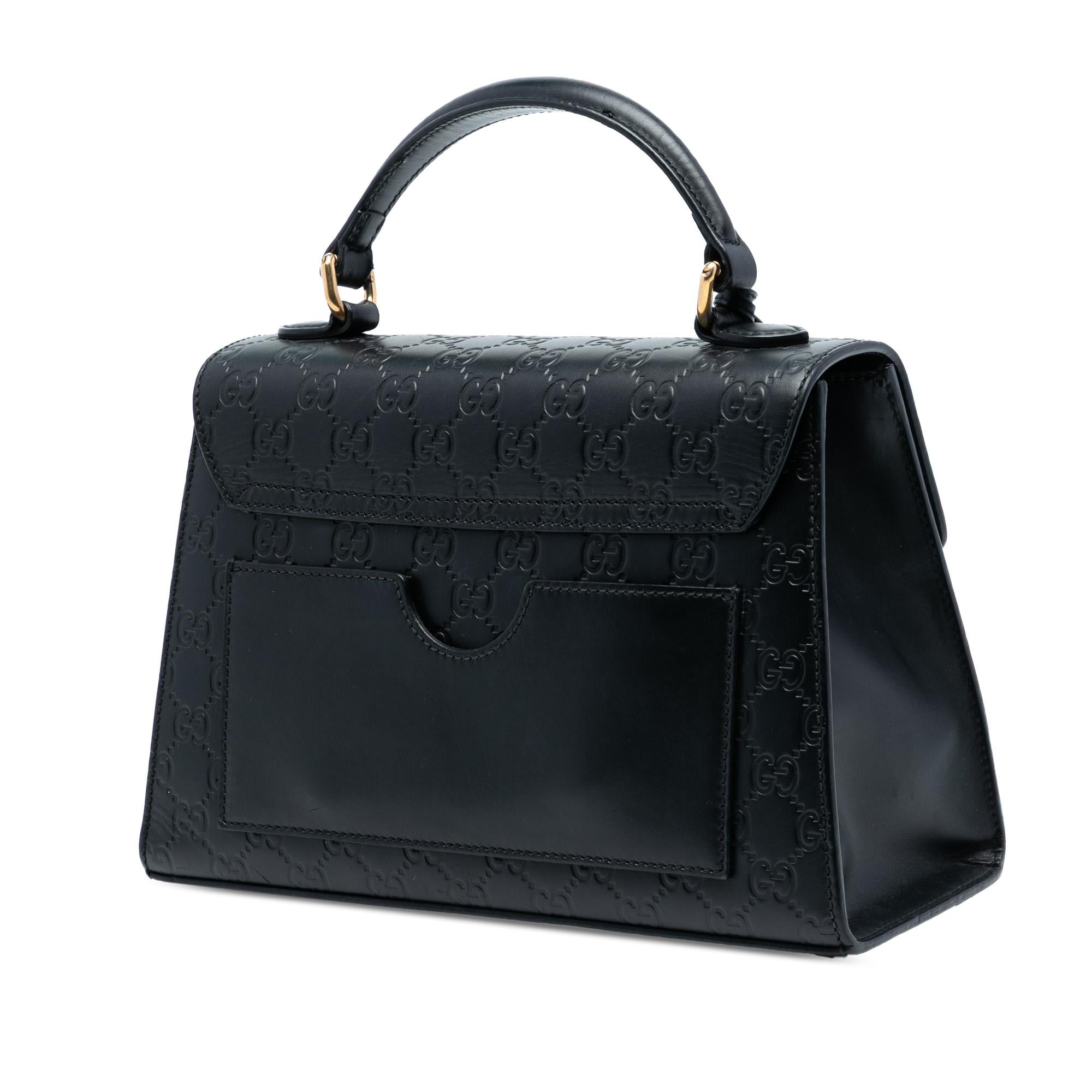 Gucci Small Guccissima Padlock Satchel