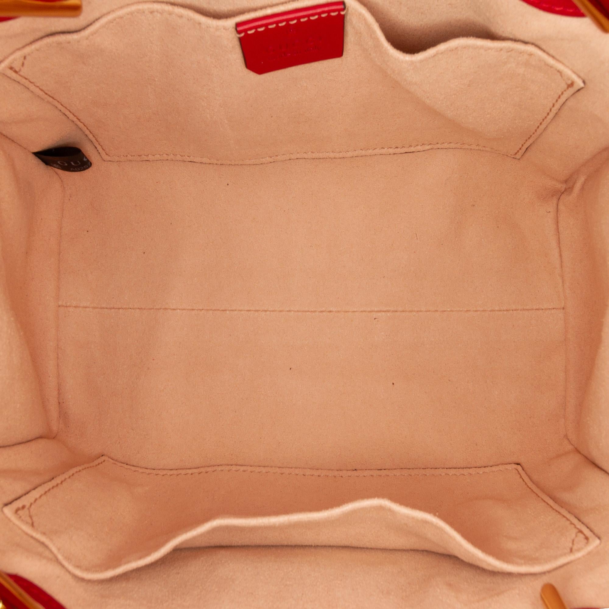 Gucci Small Guccissima Padlock Tote
