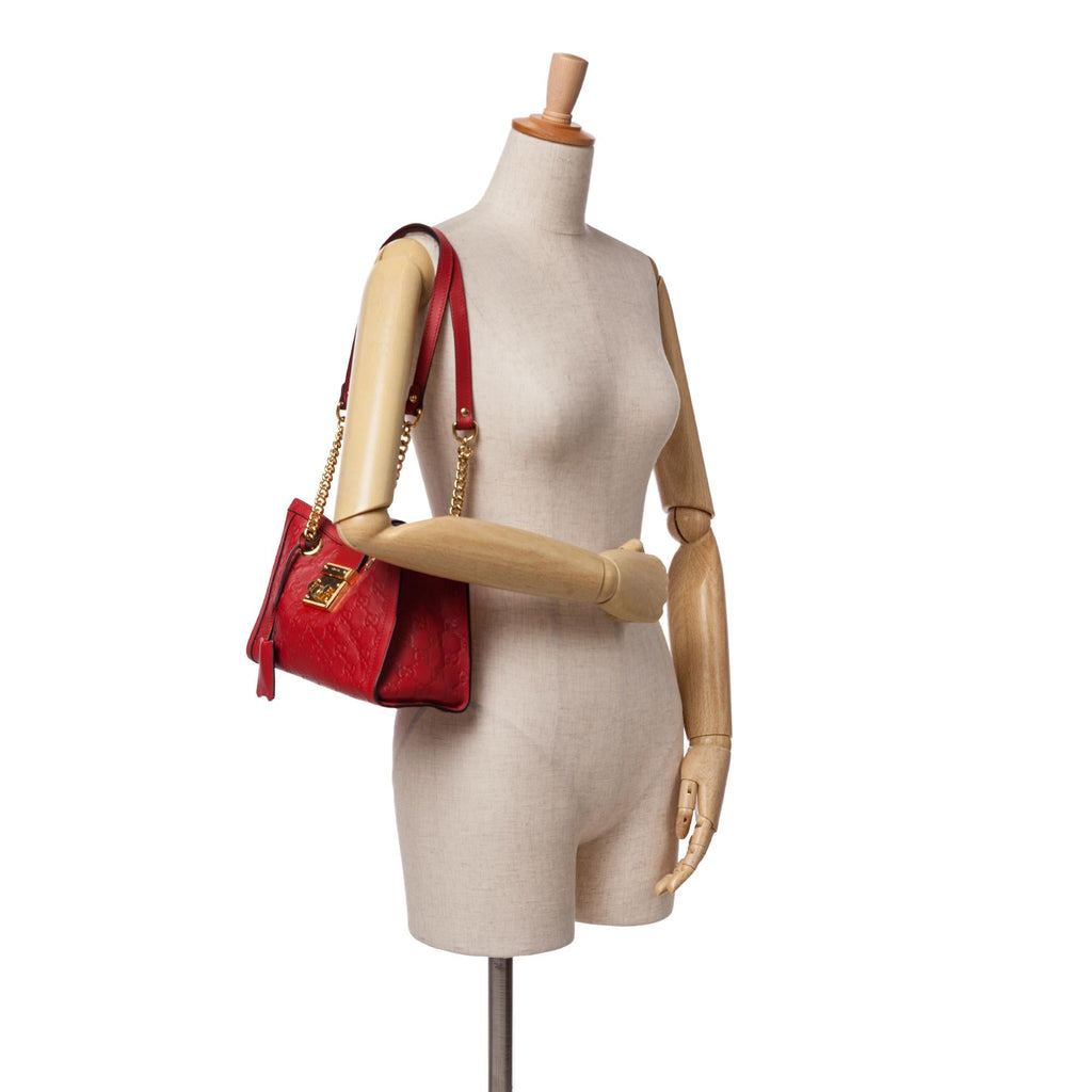 Gucci Small Guccissima Padlock Tote