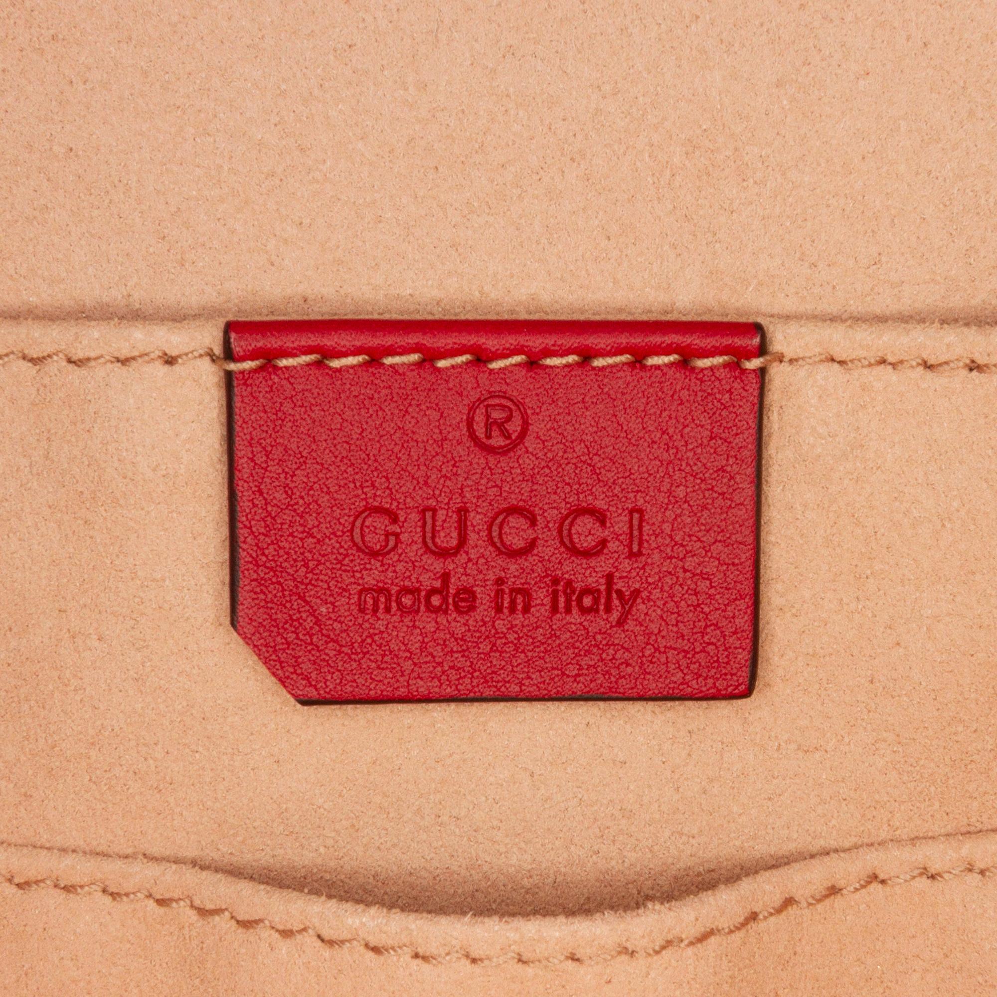 Gucci Small Guccissima Padlock Tote