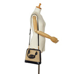 Gucci Small Horsebit 1955 Canvas Top Handle (SHG-QIxwtd)