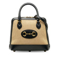 Gucci Small Horsebit 1955 Canvas Top Handle (SHG-7XpLq2)