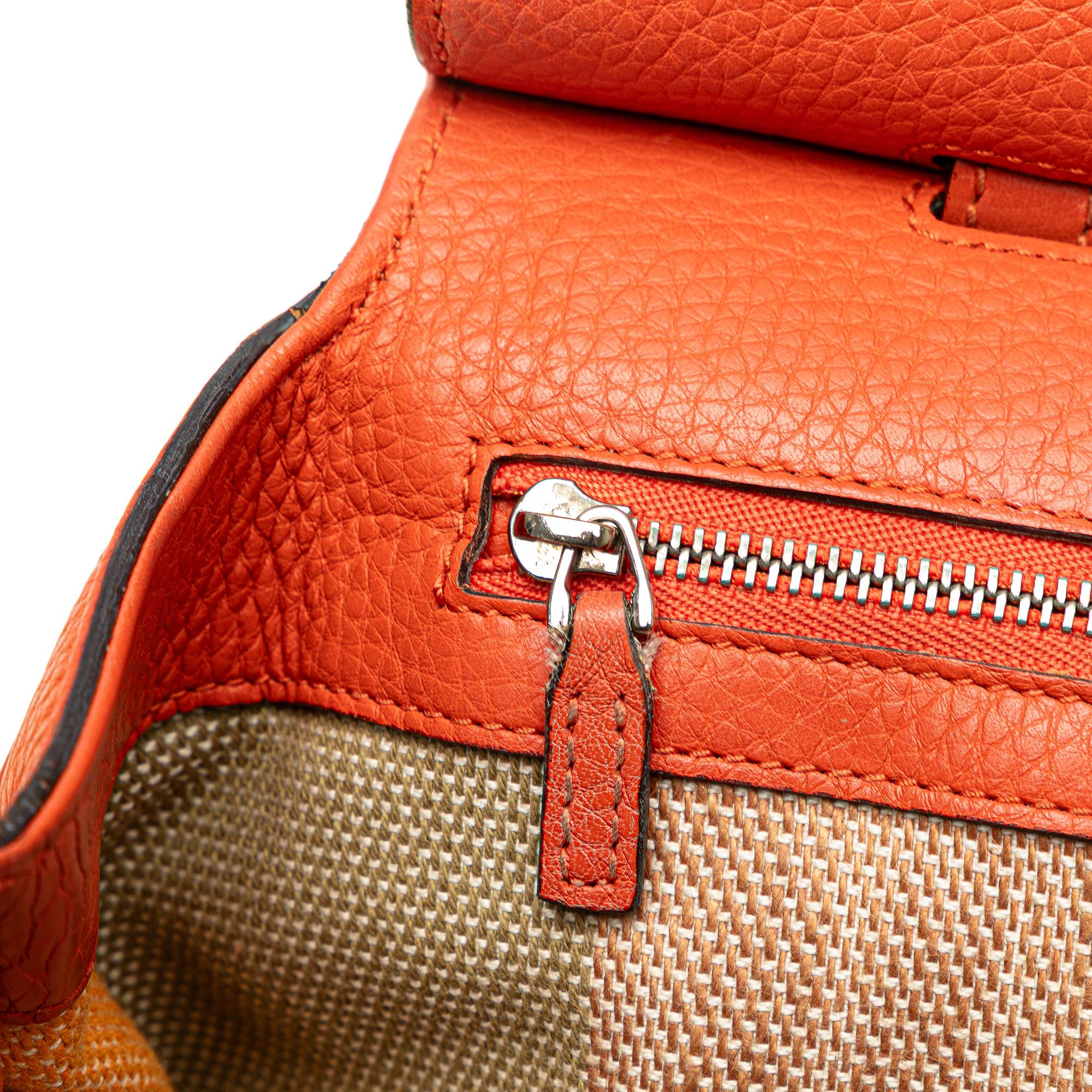 Gucci Small Leather Bamboo Daily Satchel
