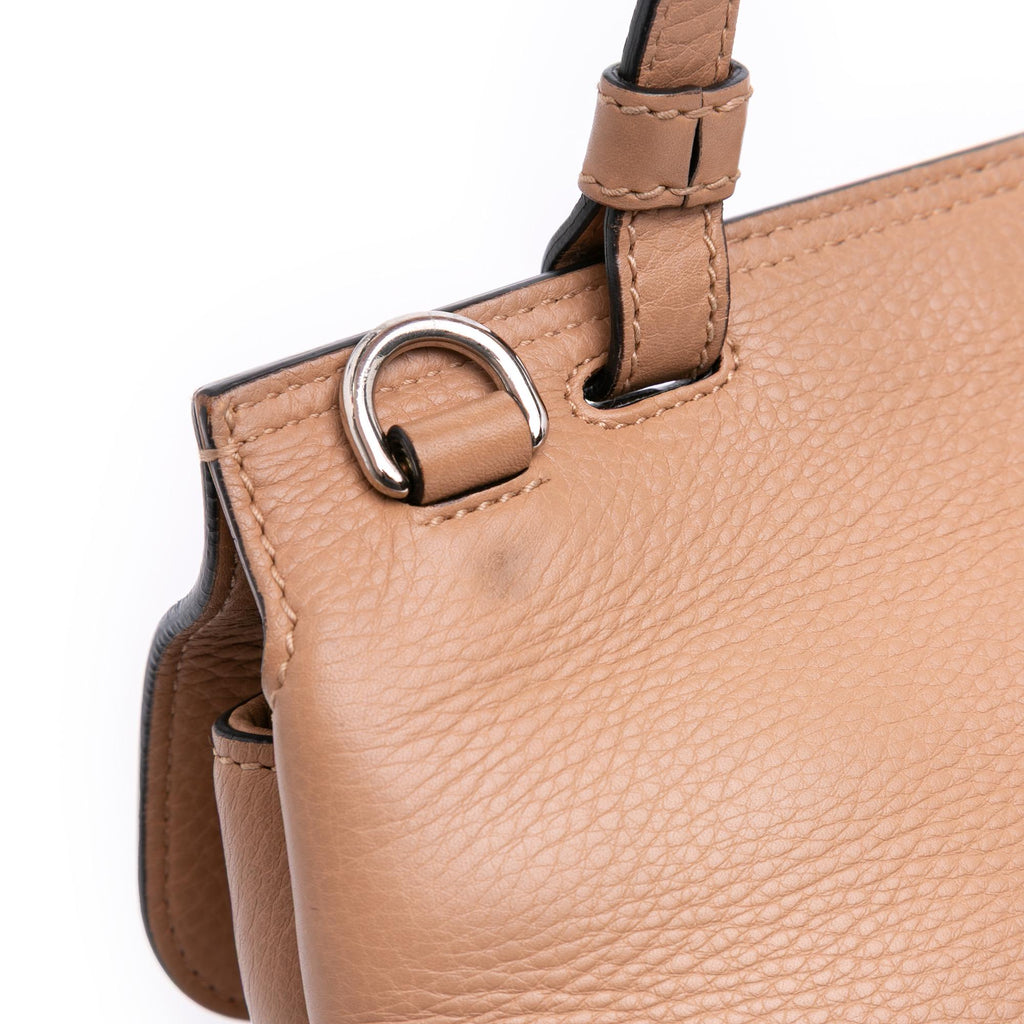 Gucci Small Leather Bamboo Daily Satchel