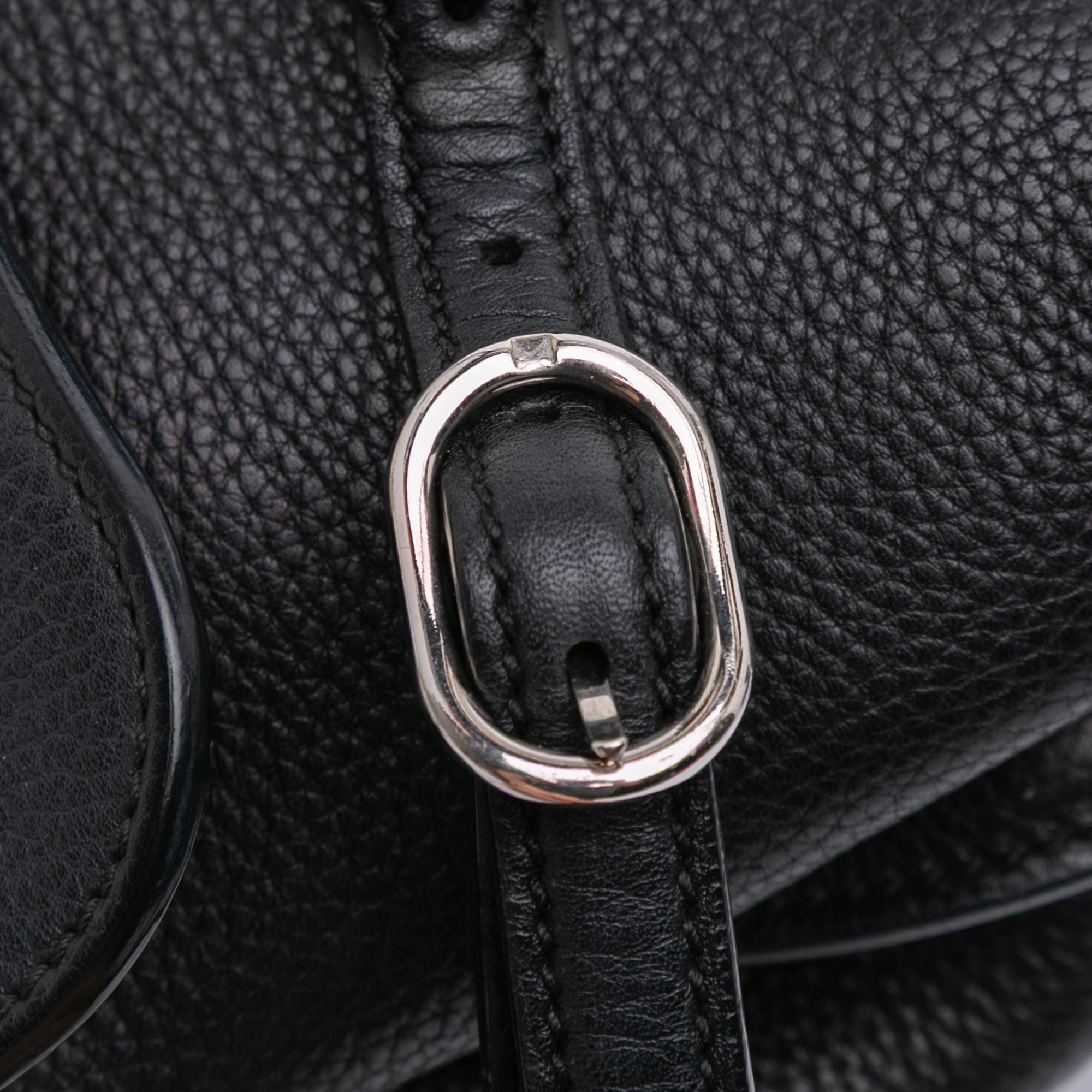 Gucci Small Leather Bamboo Daily Satchel