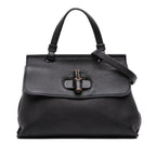Gucci Small Leather Bamboo Daily Satchel