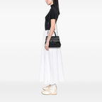 Gucci Small Leather Bamboo Daily Satchel