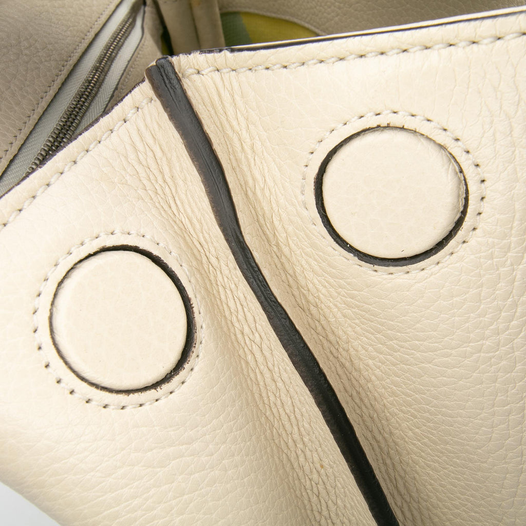 Gucci Small Leather Bamboo Daily Satchel
