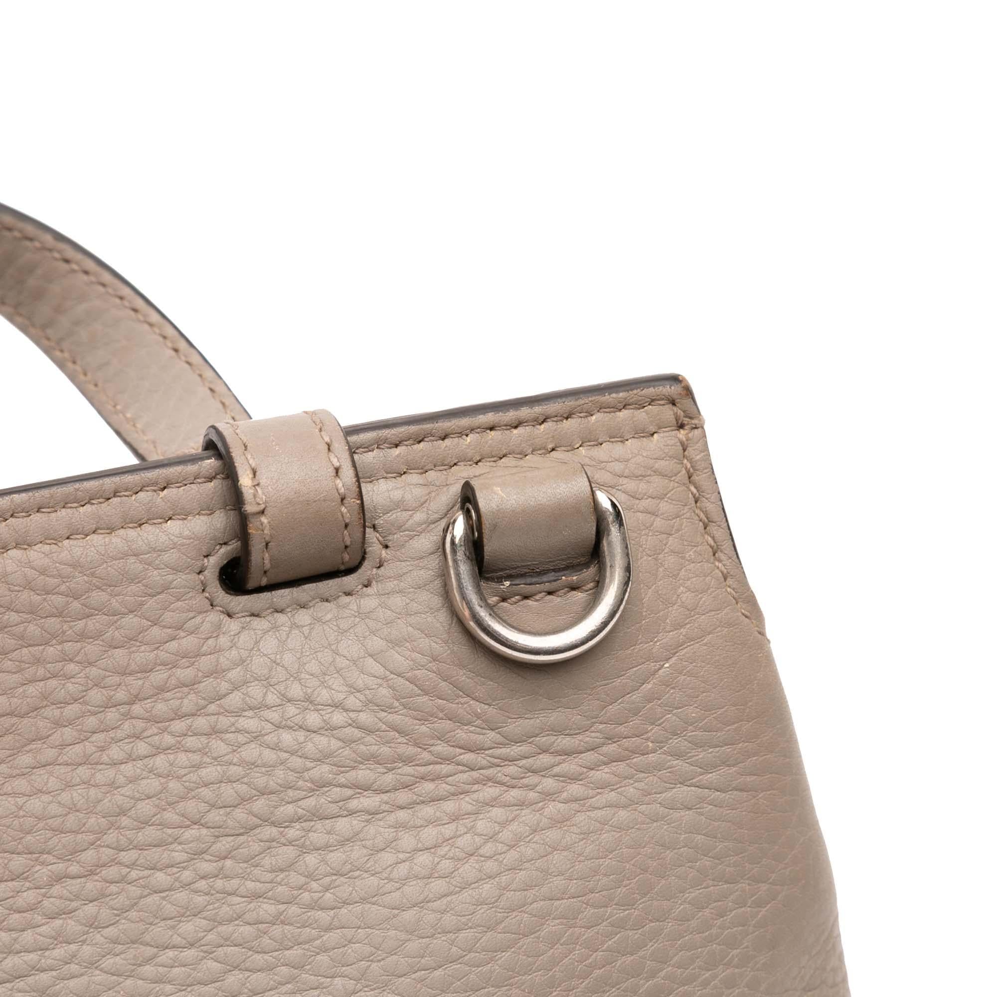 Gucci Small Leather Bamboo Daily Satchel