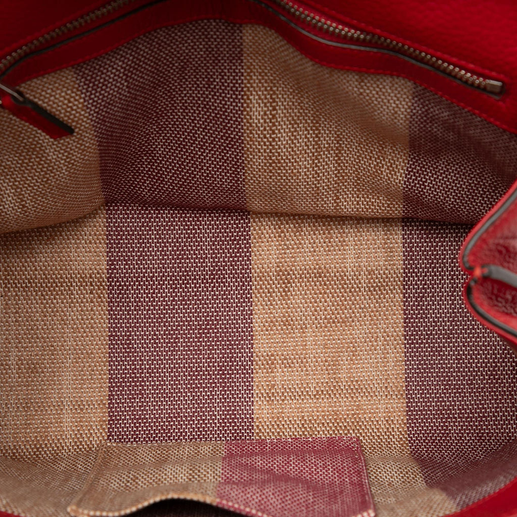 Gucci Small Leather Bamboo Daily Satchel