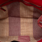 Gucci Small Leather Bamboo Daily Satchel