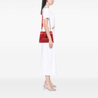 Gucci Small Leather Bamboo Daily Satchel