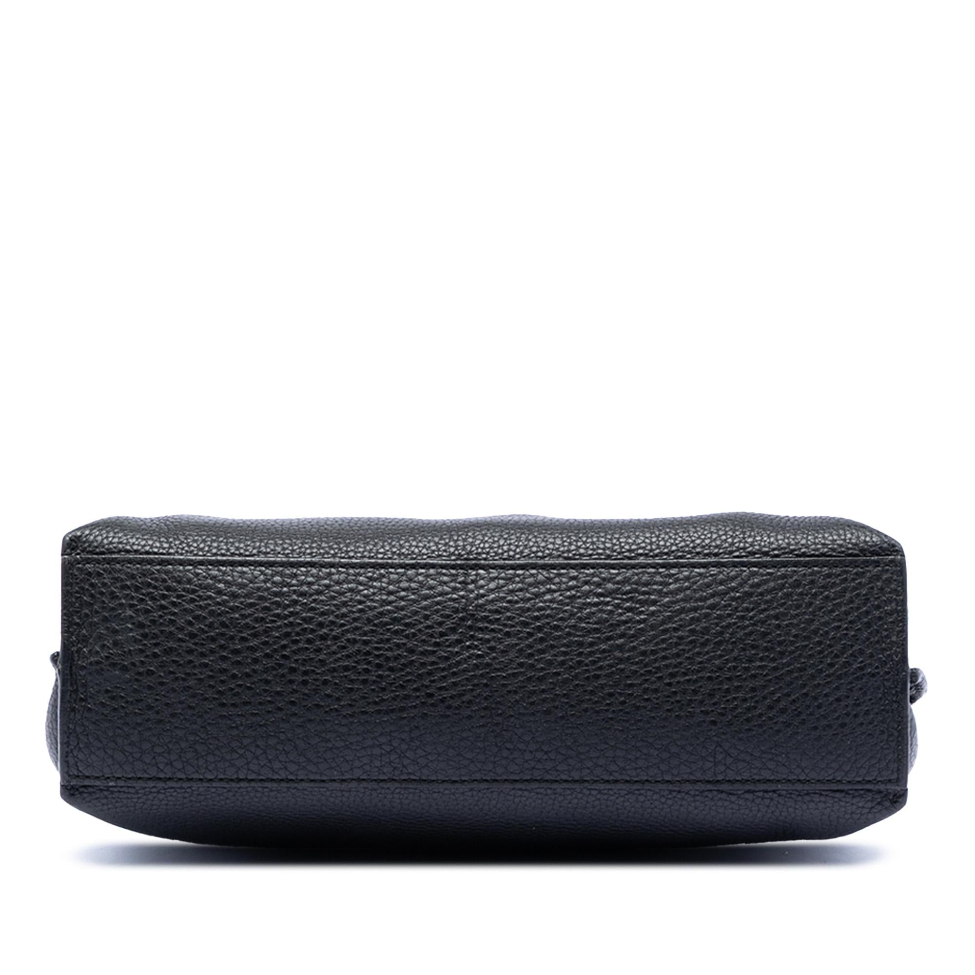 Gucci Small Leather Bamboo Daily Satchel