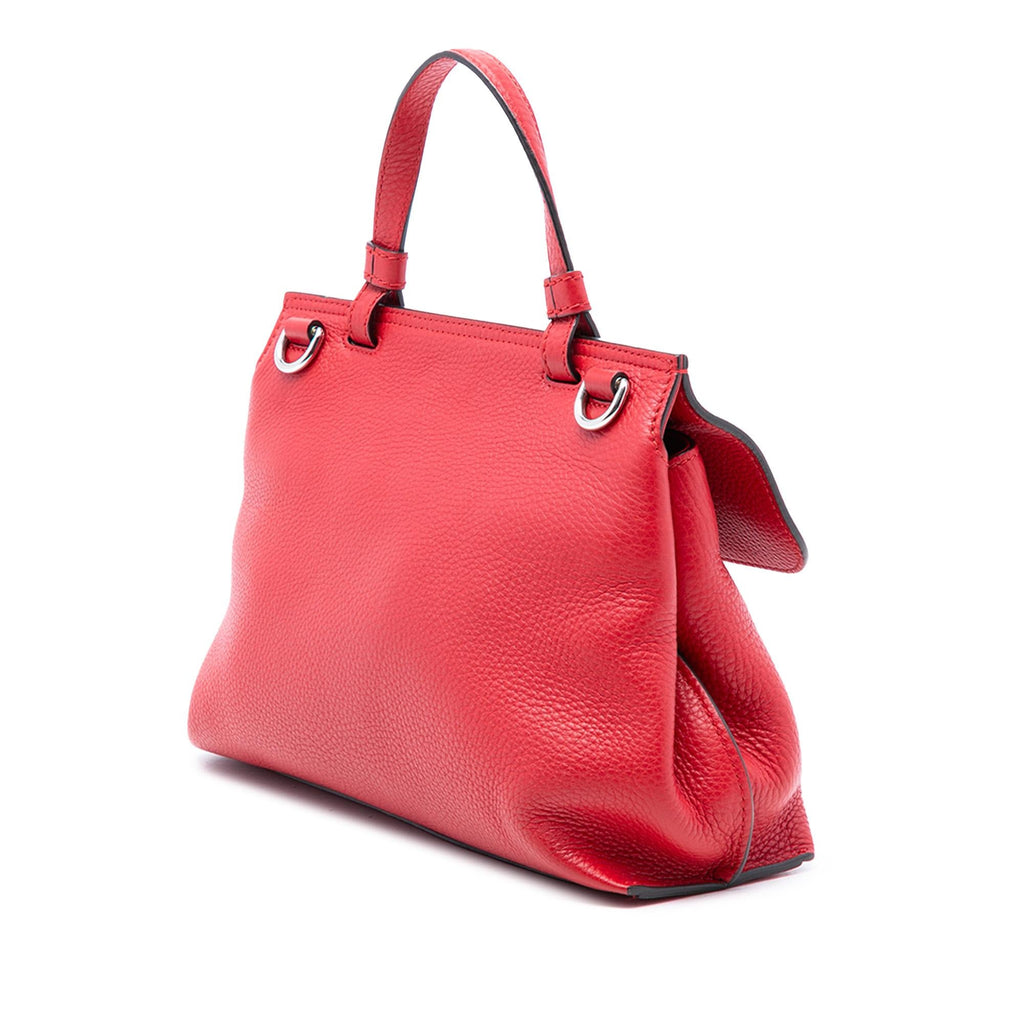 Gucci Small Leather Bamboo Daily Satchel