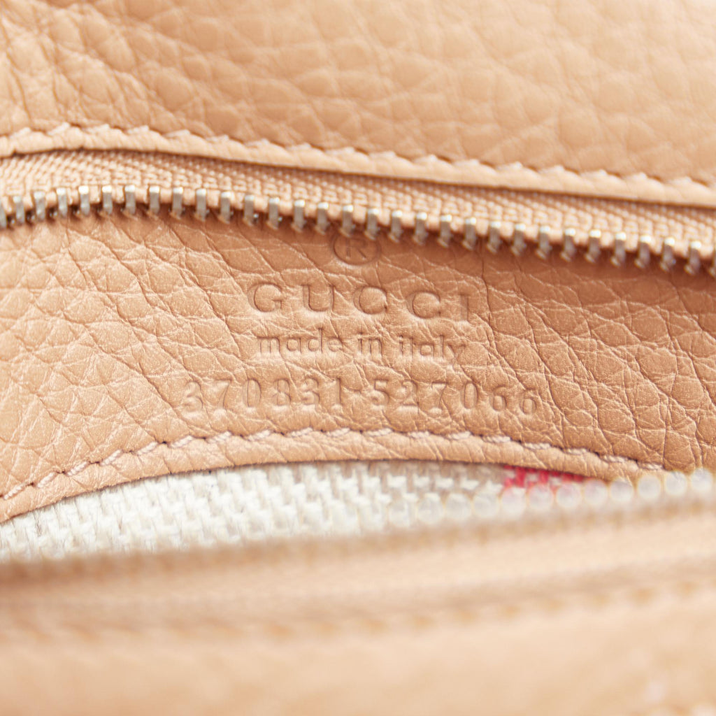 Gucci Small Leather Bamboo Daily Satchel