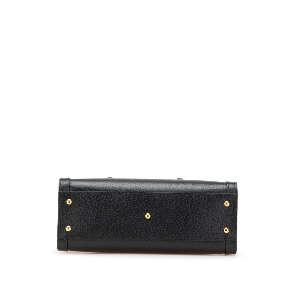 Gucci Small Leather Bamboo Diana Satchel