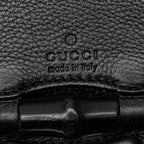 Gucci Small Leather Bamboo Nouveau Fringe Crossbody