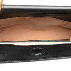 Gucci Small Leather Bamboo Nymphaea Satchel