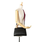 Gucci Small Leather Bamboo Nymphaea Satchel