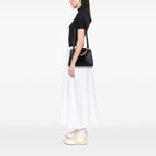 Gucci Small Leather Bamboo Nymphaea Satchel