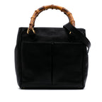 Gucci Small Leather Bamboo Satchel