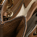 Gucci Small Leather Bamboo Shopper Satchel (SHG-qXAgyf)