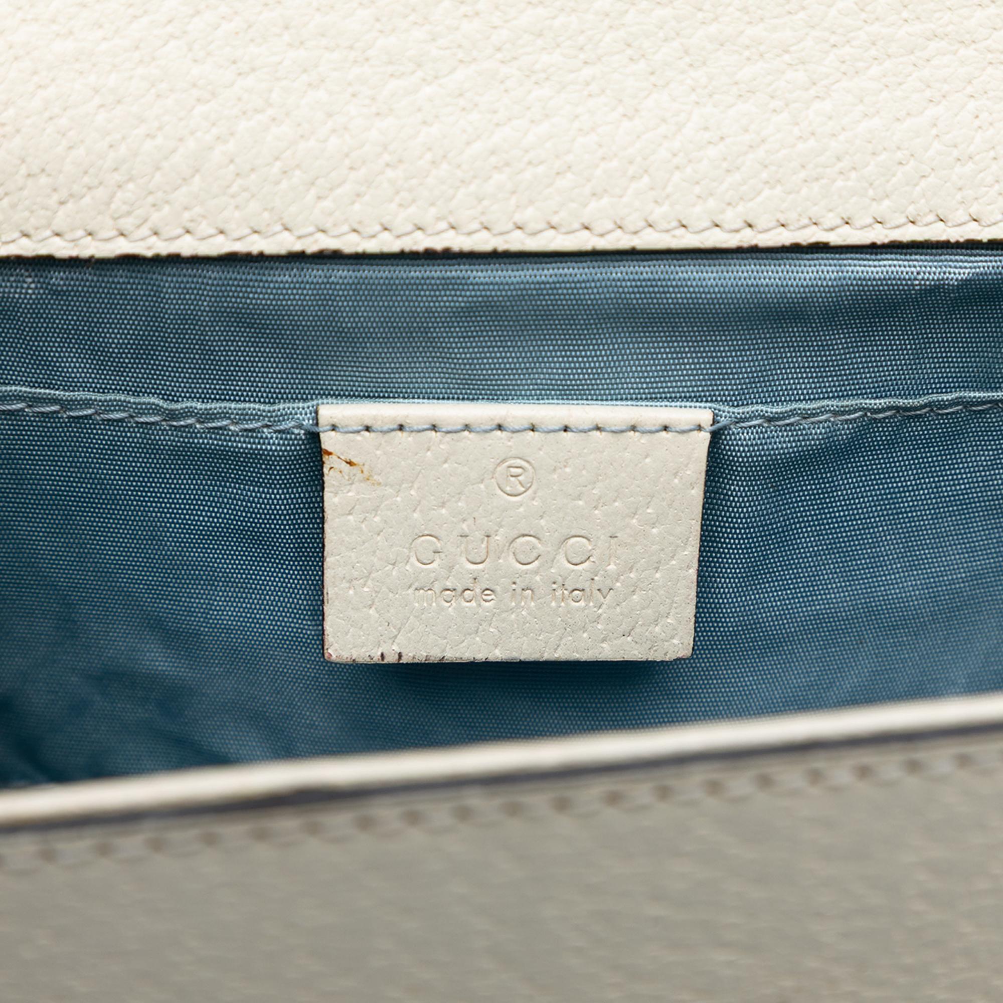 Gucci Small Leather Bee Star Padlock Crossbody