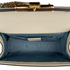 Gucci Small Leather Bee Star Padlock Crossbody