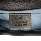 Gucci Small Leather Bee Star Padlock Crossbody