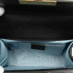 Gucci Small Leather Bee Star Padlock Crossbody