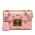 Gucci Small Leather Berry Print Padlock Crossbody