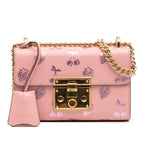 Gucci Small Leather Berry Print Padlock Crossbody