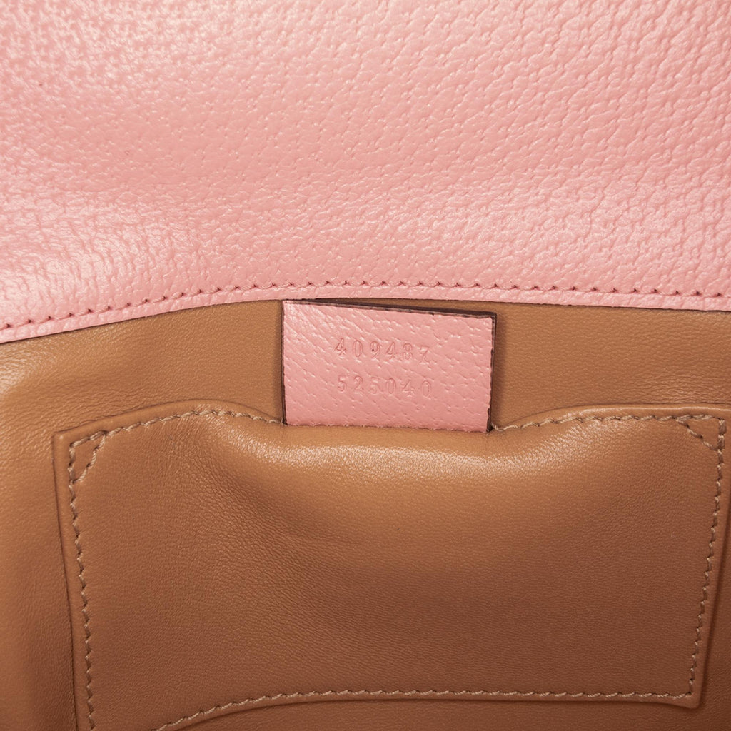 Gucci Small Leather Berry Print Padlock Crossbody