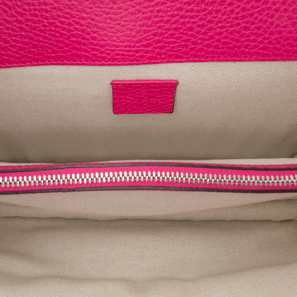 Gucci Small Leather Dionysus Shoulder Bag