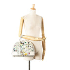 Gucci Small Leather Flora Nice Dome Satchel